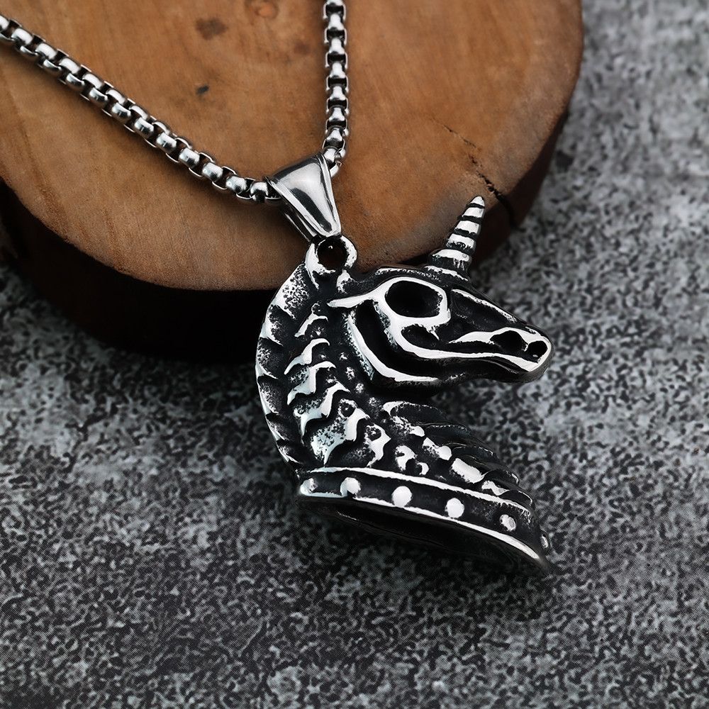 Jewelry × Vintage Unicorn Viking Necklace Size ONE SIZE - 3 Thumbnail