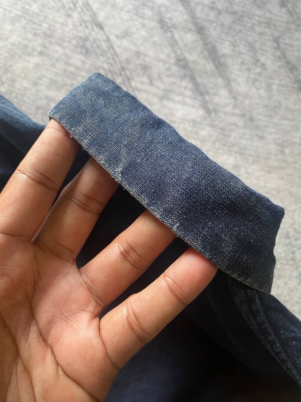 45rpm Vintage R by 45rpm Japan Indigo Dye Cotton Linen Jacket Size XS / US 0-2 / IT 36-38 - 4 Thumbnail
