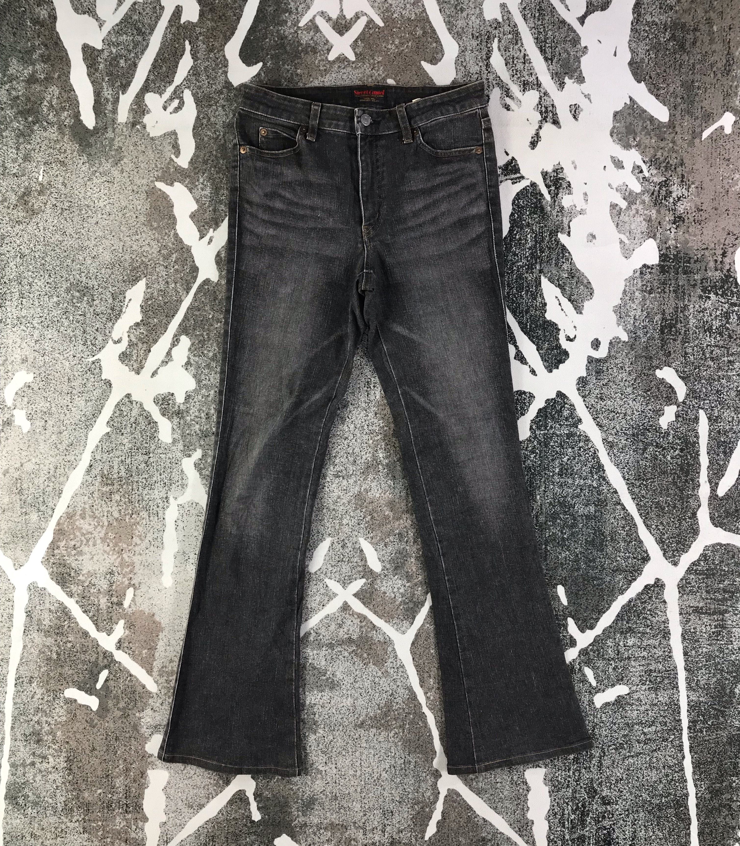 パンツ RIPVANWINKLE Yarn-dyed Black Flare Denim Japanese Brand × RIPVANWINKLE Rip Van Winkle Black Denim