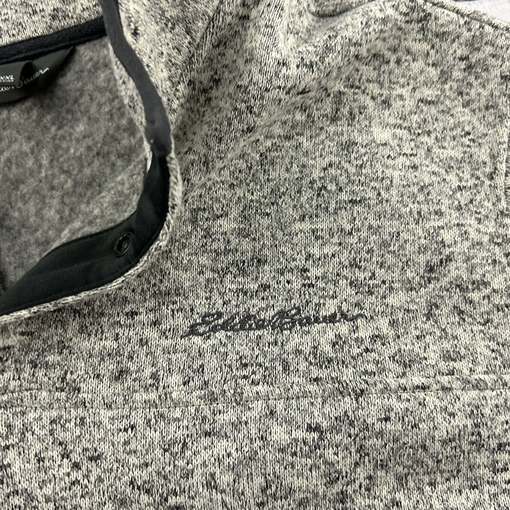 Eddie Bauer Eddie Bauer Fleece Jacket Pullover Knit Fleece Synchilla Mens XXL Gray Size US XXL / EU 58 / 5 - 3 Thumbnail