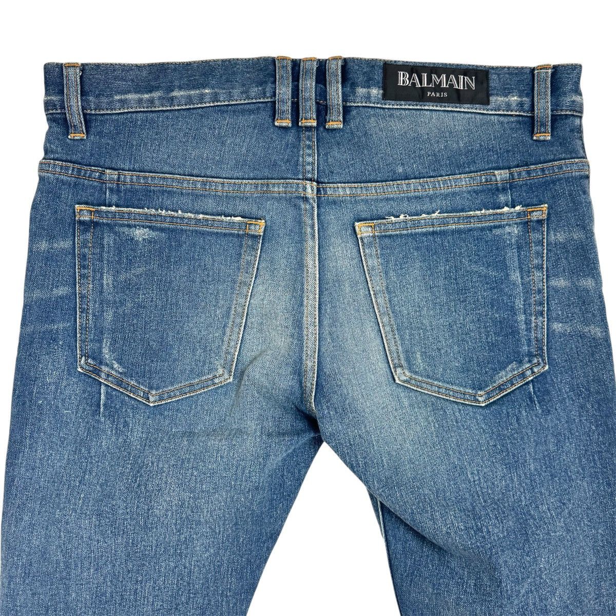 Balmain BALMAIN FW17 BLUE DENIM Size US 31 - 7 Thumbnail