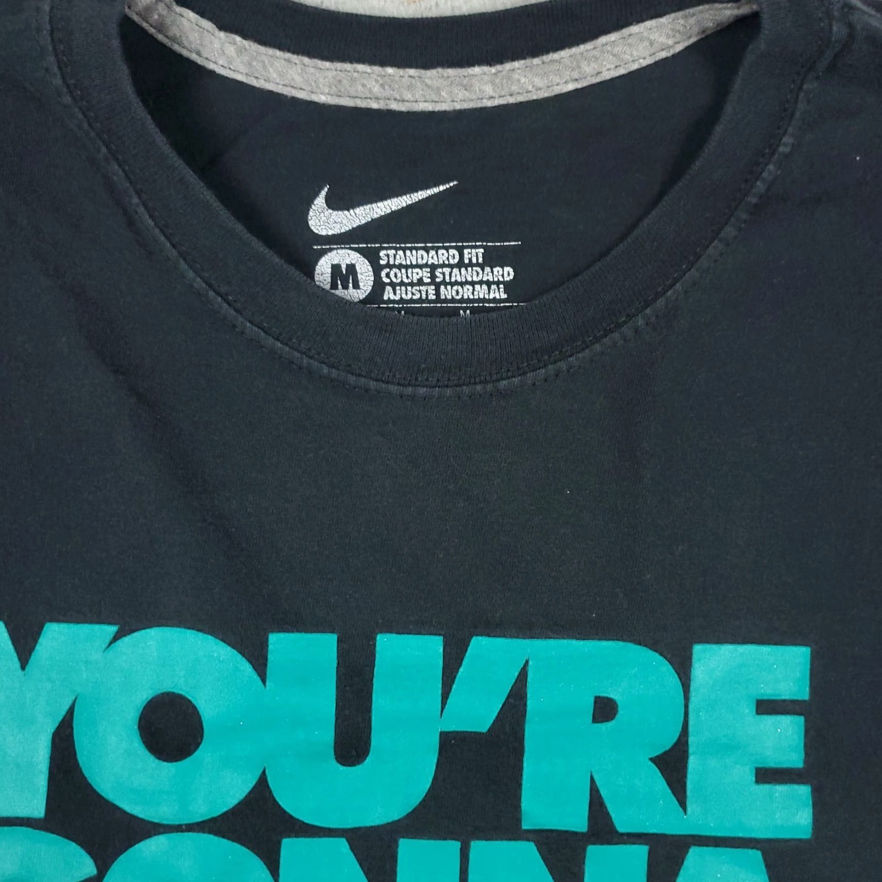 Nike Nike "You're Gonna Need A Bigger Bat" Black Short Sleeve T-Shirt Adult Medium Sports Mens Size US M / EU 48-50 / 2 - 2 Thumbnail