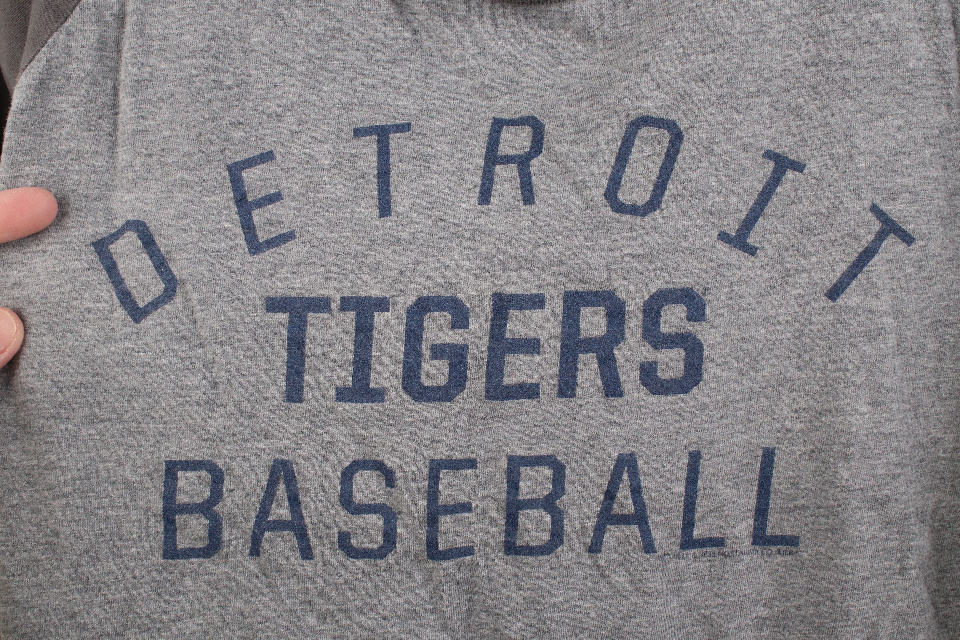 Mitchell & Ness Mitchell & Ness Tigers Baseball 3/4 Sleeve Raglan T-Shirt Size US L / EU 52-54 / 3 - 6 Thumbnail
