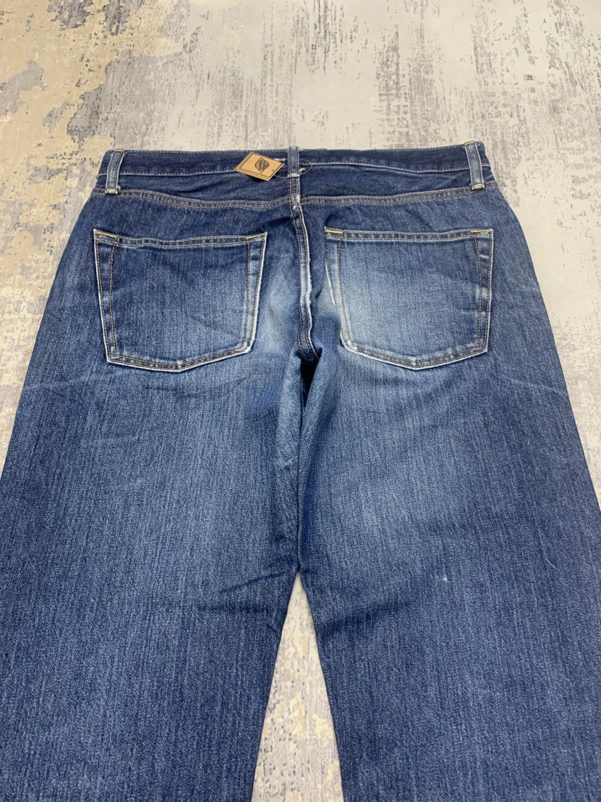 Japanese Brand Vintage Uniqlo Rusty Claw Mark Japanese Denim Jeans Size US 32 / EU 48 - 8 Thumbnail