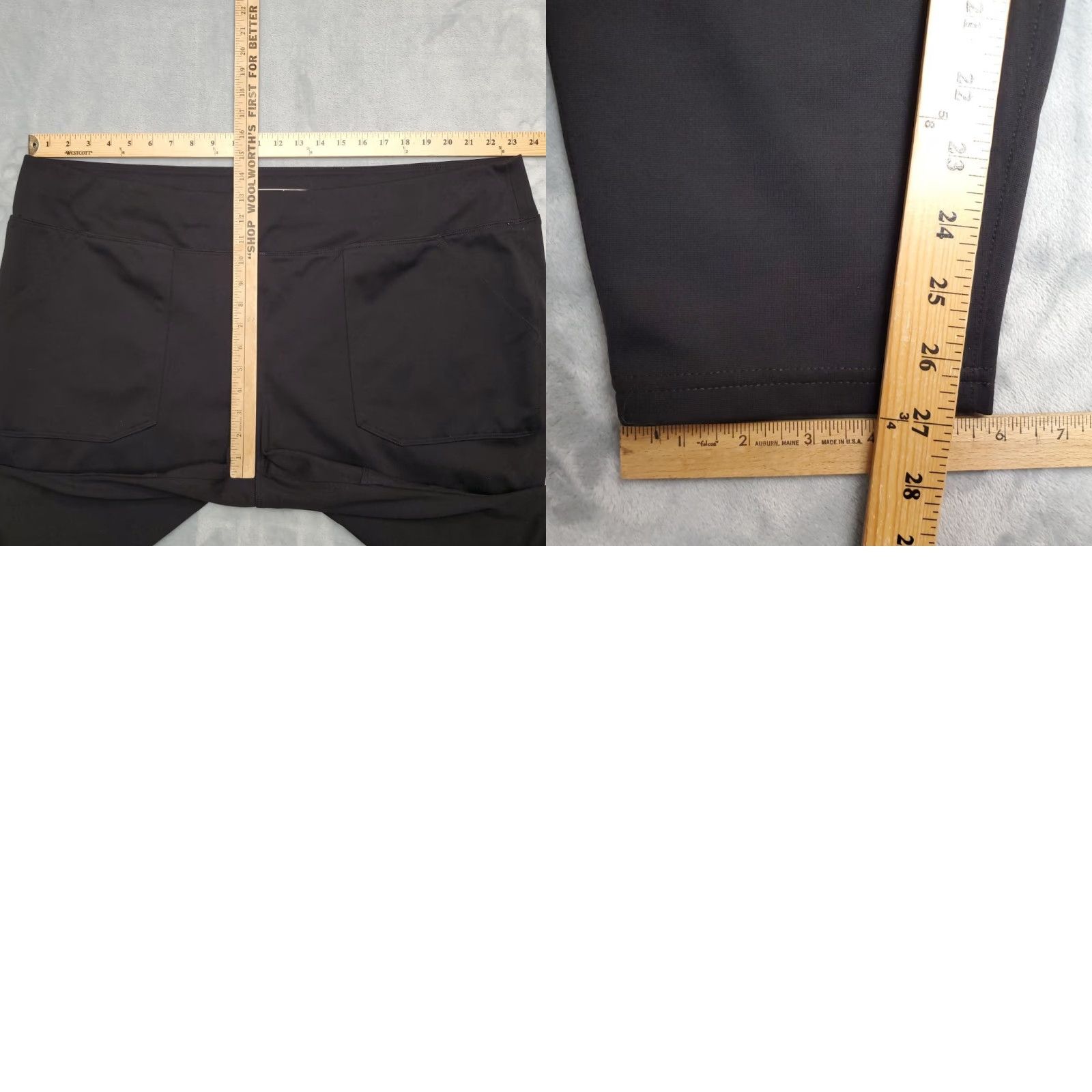 Carhartt VINTAGE Carhartt Force Midweight Pocket Leggings Womens 24W Black Cargo Double Knee Size 42" / US 20 - 8 Thumbnail