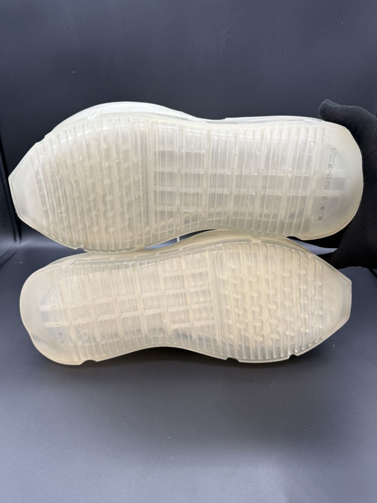 Rick Owens Drkshdw Rick Owens DRKSHDW Abstract Low — Milk/Clear · EU 45 Size US 12 / EU 45 - 14 Thumbnail