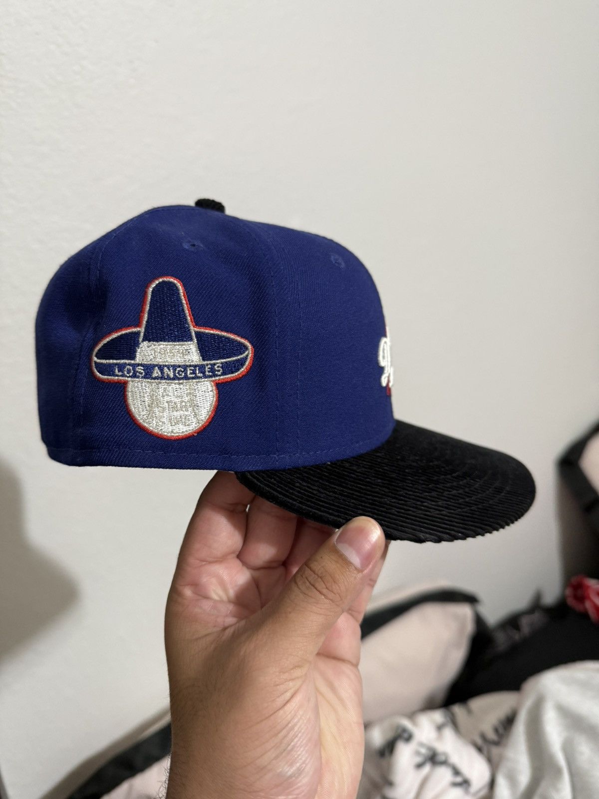 Hat Club × New Era New Era LA Dodgers Sombrero Corduroy Exclusive Size 7 1/8 Size ONE SIZE - 3 Thumbnail