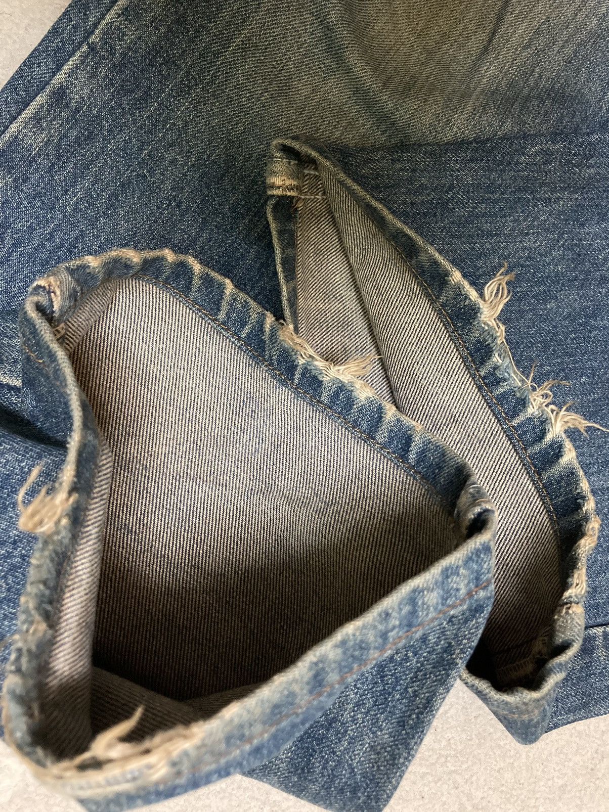 Levi's Vintage Distressed Levi’s Orange Tab 612 Blue Jeans Size US 33 - 18 Thumbnail