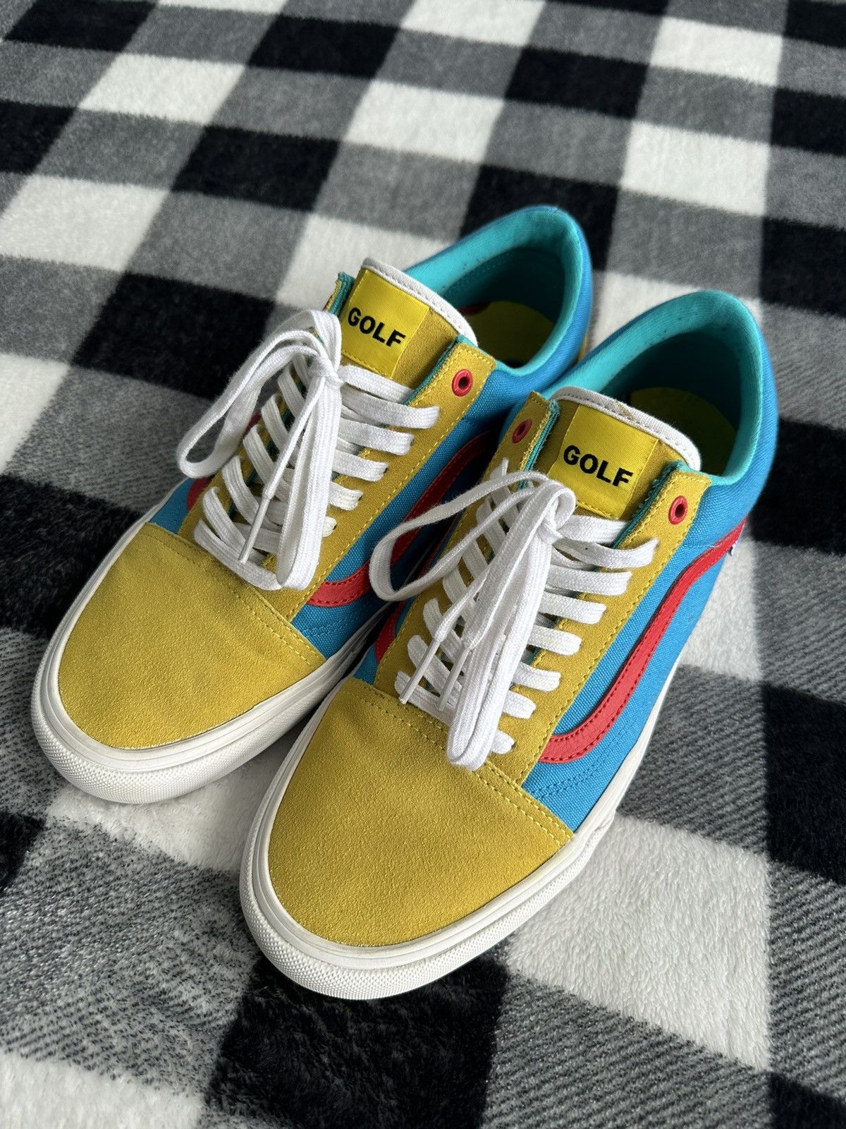 Vans Golf Wang x Vans Old Skool Pro 2015 Tri Color M12 Grailed