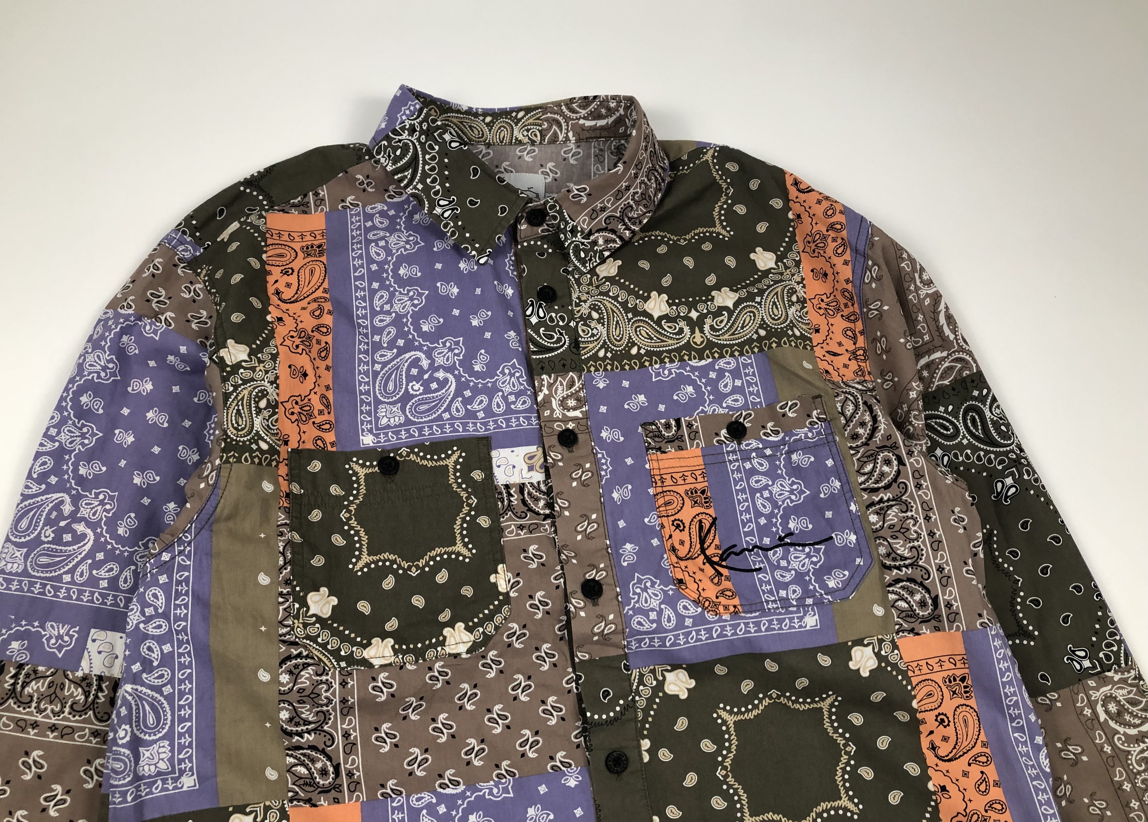 Karl Kani Karl Kani Multicolour Print Shirt Size US L / EU 52-54 / 3 - 2 Thumbnail