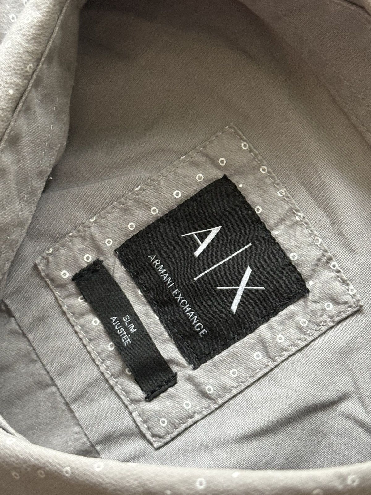 Armani Exchange Armani Exchange polkadot ls slim fit shirt Size US S / EU 44-46 / 1 - 2 Thumbnail