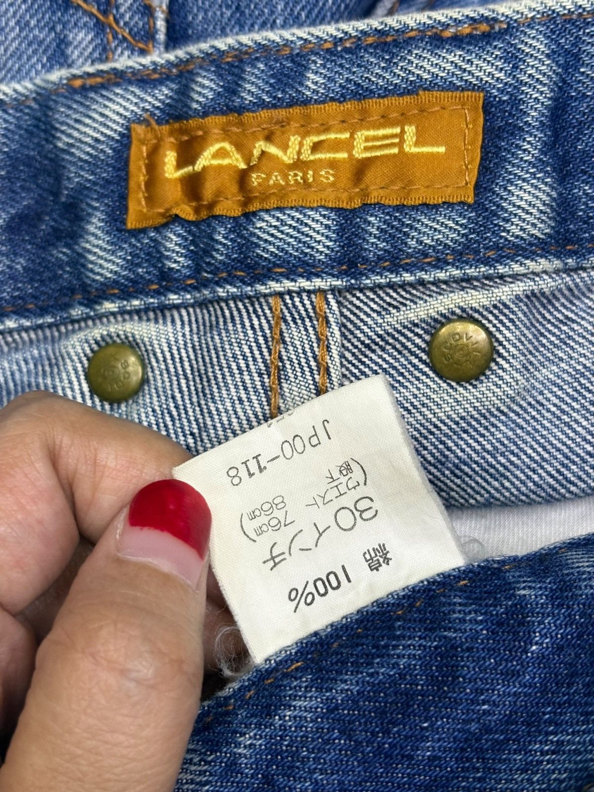 Japanese Brand Vintage Japanese Brand Faded Wash Distressed Jeans Size US 30 / EU 46 - 10 Thumbnail