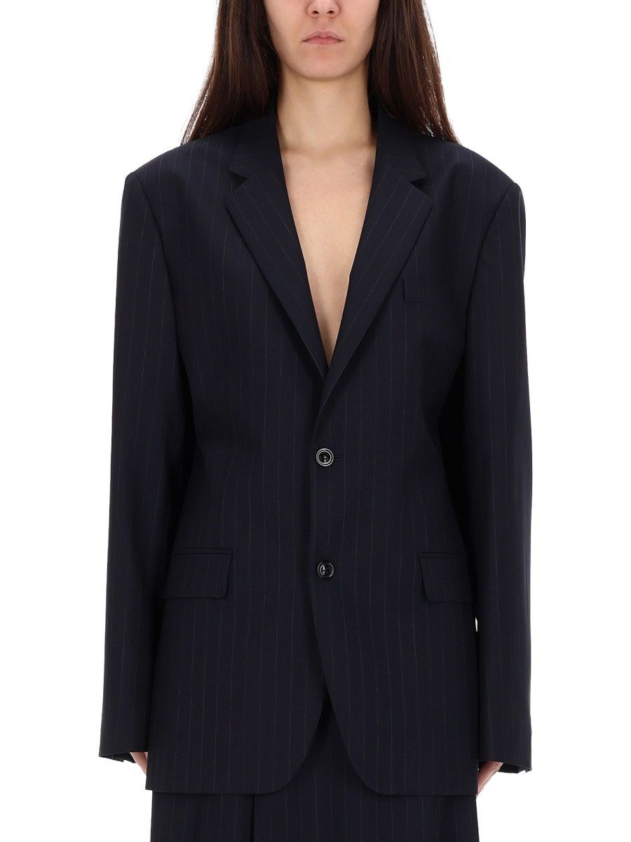 Maison Margiela MAISON MARGIELA WOOL JACKET - BLUE (IT 40) Size S / US 4 / IT 40 - 1 Thumbnail