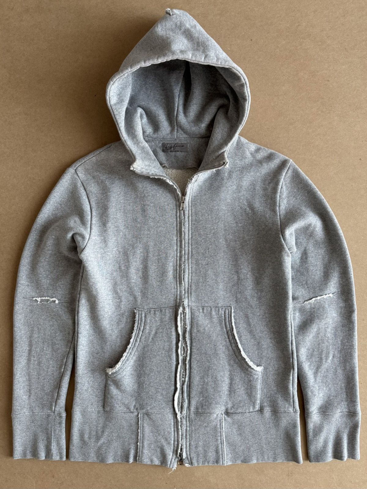 Yohji Yamamoto FW09 Pour Homme Darted Zip Hoodie Size US M / EU 48-50 / 2 - 1 Thumbnail