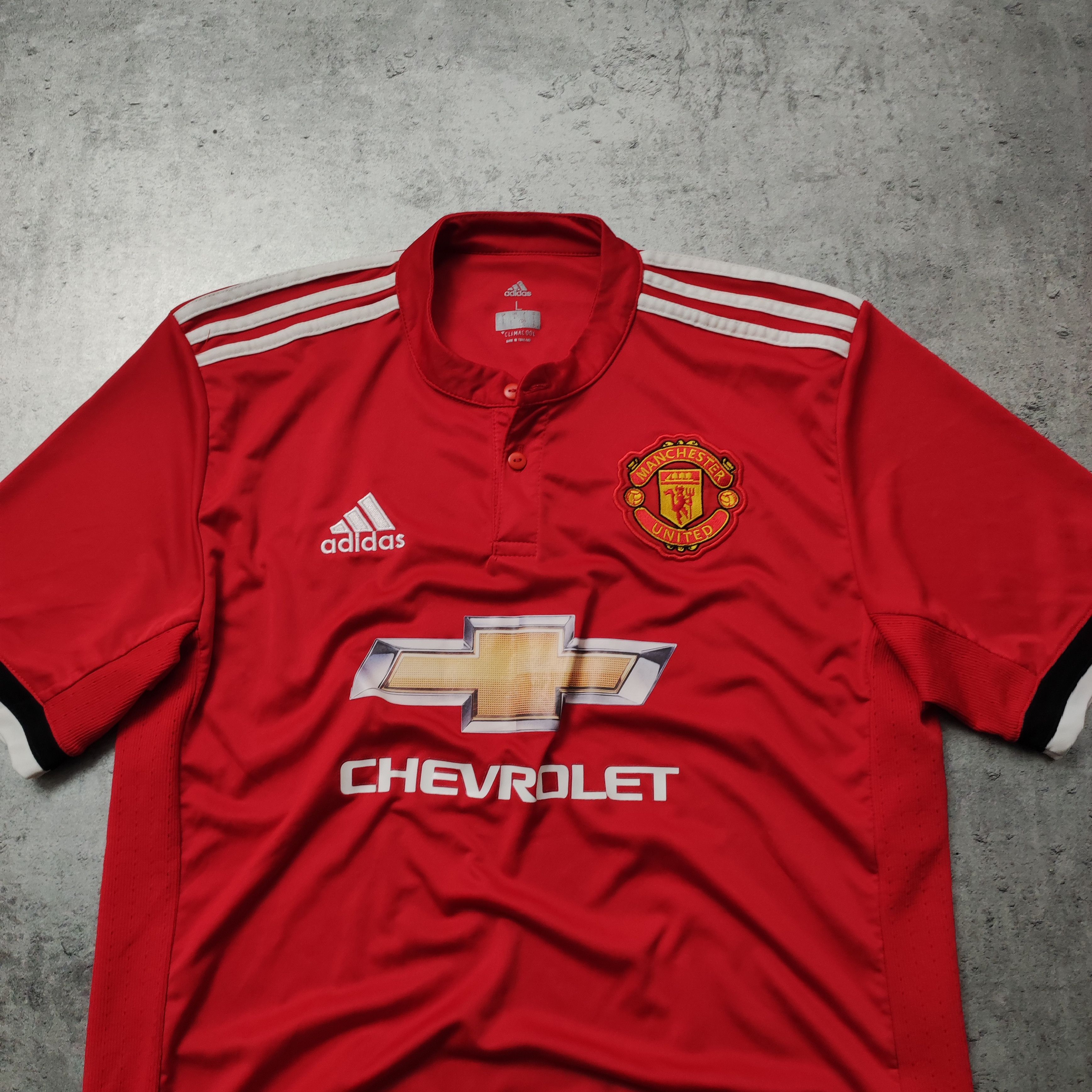 Adidas RARE Adidas x Manchester United Home Football Jersey Size US L / EU 52-54 / 3 - 3 Thumbnail
