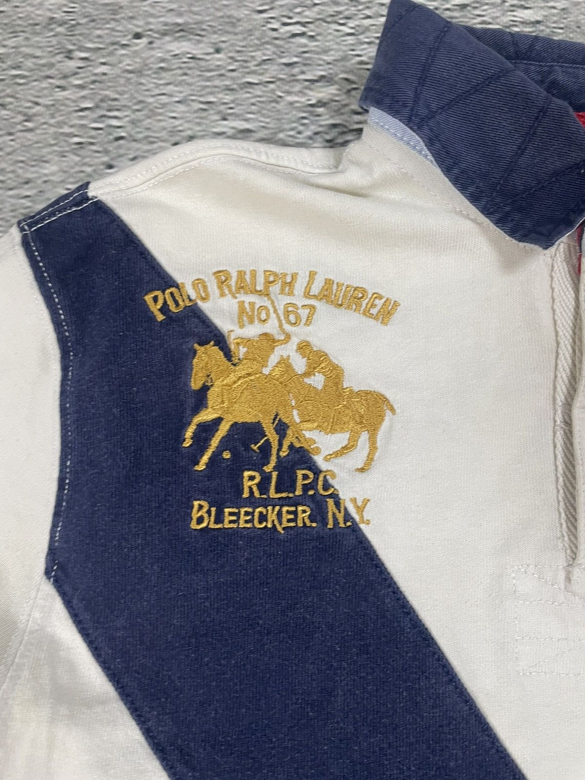 Ralph Lauren Chief Keef Polo Ralph Lauren vintage white big pony cross Size US L / EU 52-54 / 3 - 3 Thumbnail