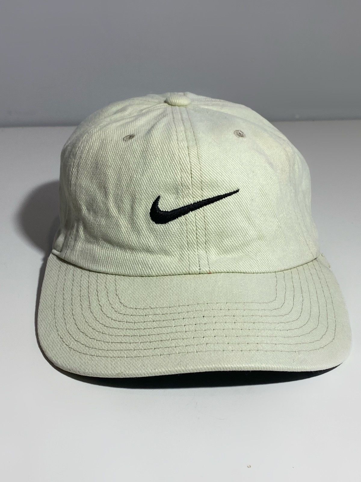 Nike 🔥 VINTAGE 90s NIKE SWOOSH LOGO HYPE Y2k STREETWEAR STYLE Size ONE SIZE - 1 Thumbnail