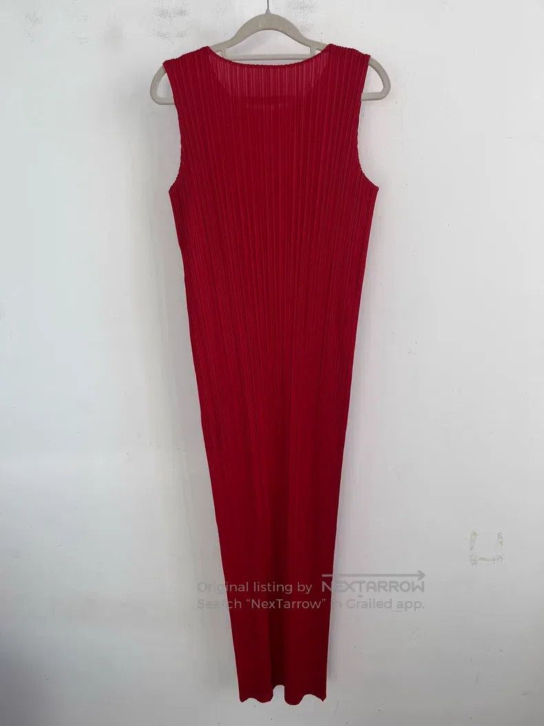 Issey Miyake Issey Miyake Red Dress Size XL / US 12-14 / IT 48-50 - 2 Thumbnail