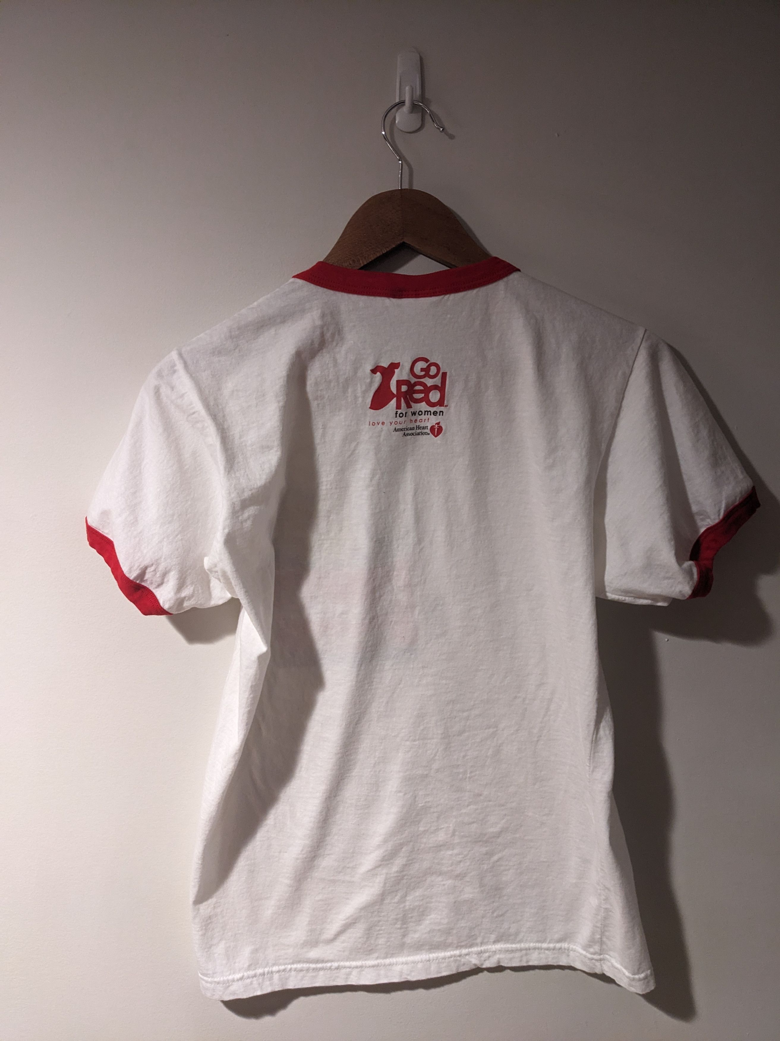 Gildan × Vintage Vintage 2006 Campbell Healthy Request Large Ringer T-Shirt Size US L / EU 52-54 / 3 - 5 Thumbnail