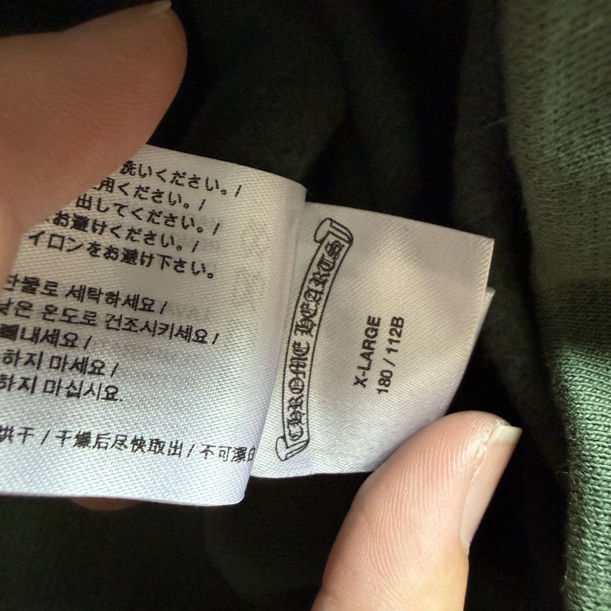 Chrome Hearts Chrome Hearts Olive Green Shoulder Logo Hoodie Size US XL / EU 56 / 4 - 5 Thumbnail