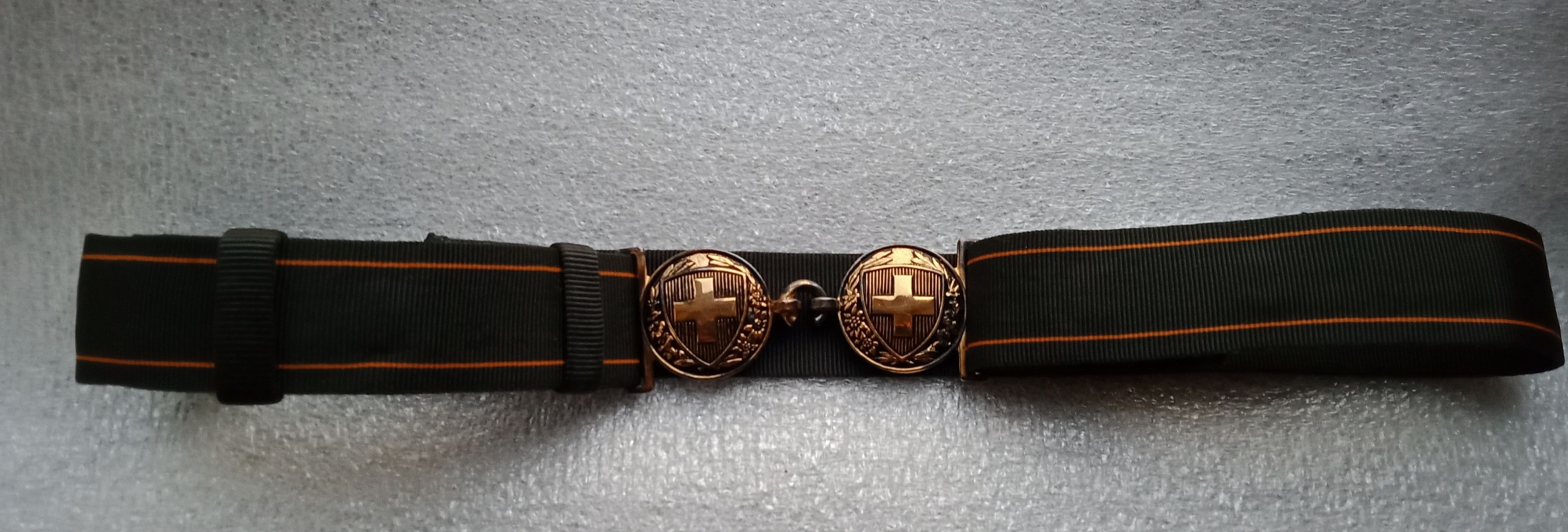 Vintage Vintage 50s Swiss Army dress belt Size ONE SIZE - 1 Thumbnail