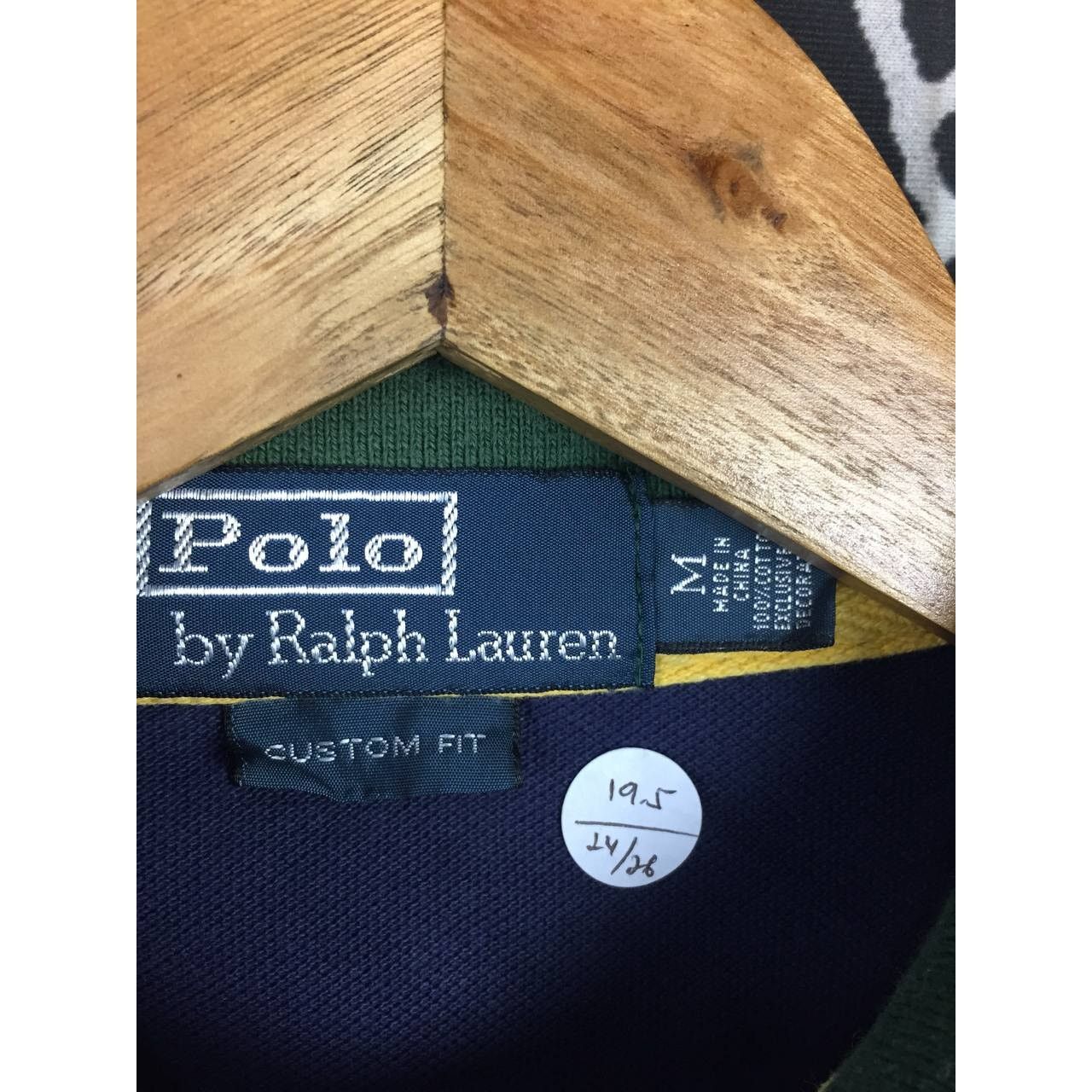 Polo Ralph Lauren Vtg Polo Ralph Lauren Big Logo Custom Fit Polo Tee Size US M / EU 48-50 / 2 - 13 Thumbnail