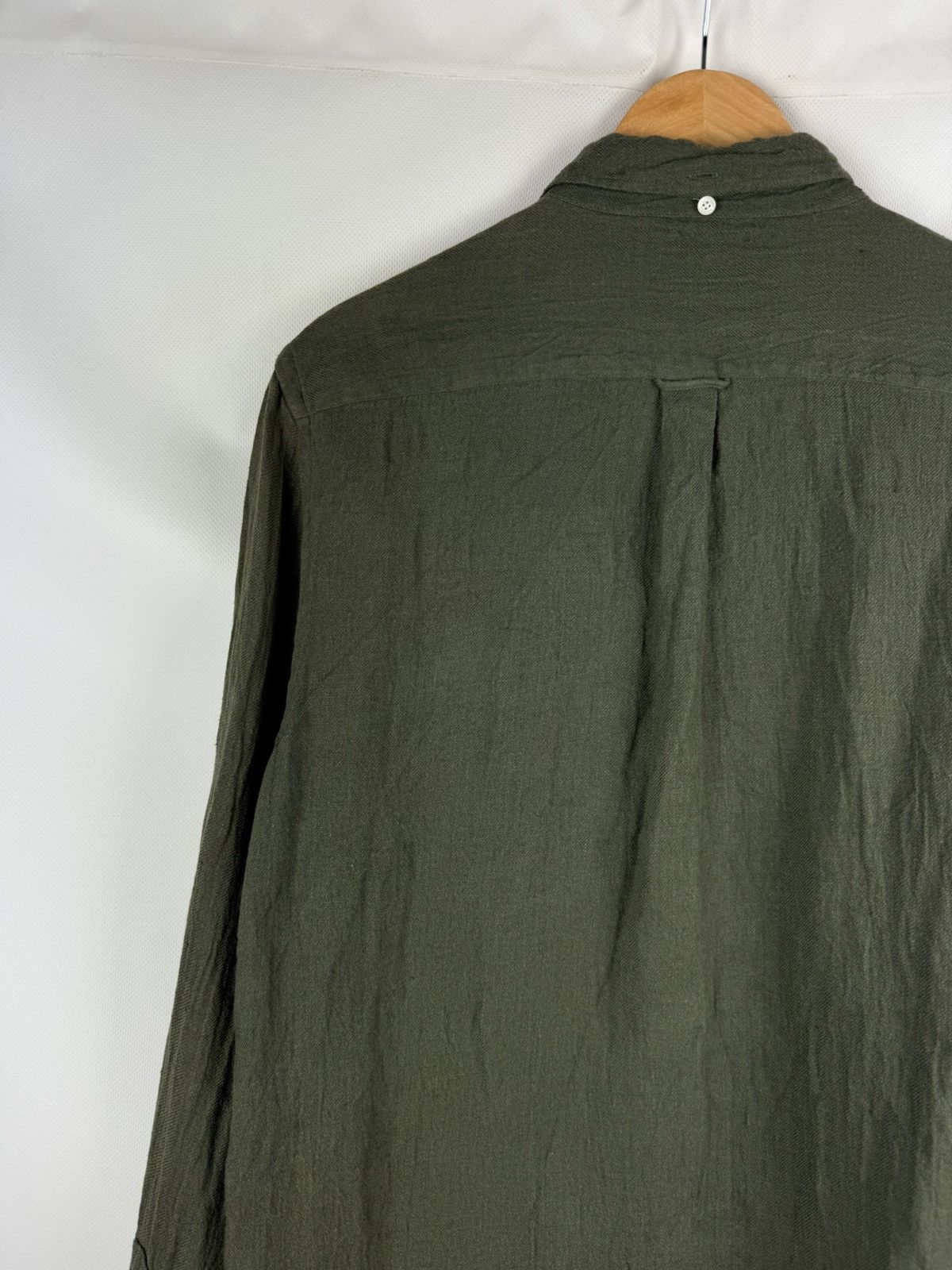 Beams Plus Beams Plus Japan Men’s Long Sleeve Linen Button Up Shirt Size US M / EU 48-50 / 2 - 19 Thumbnail