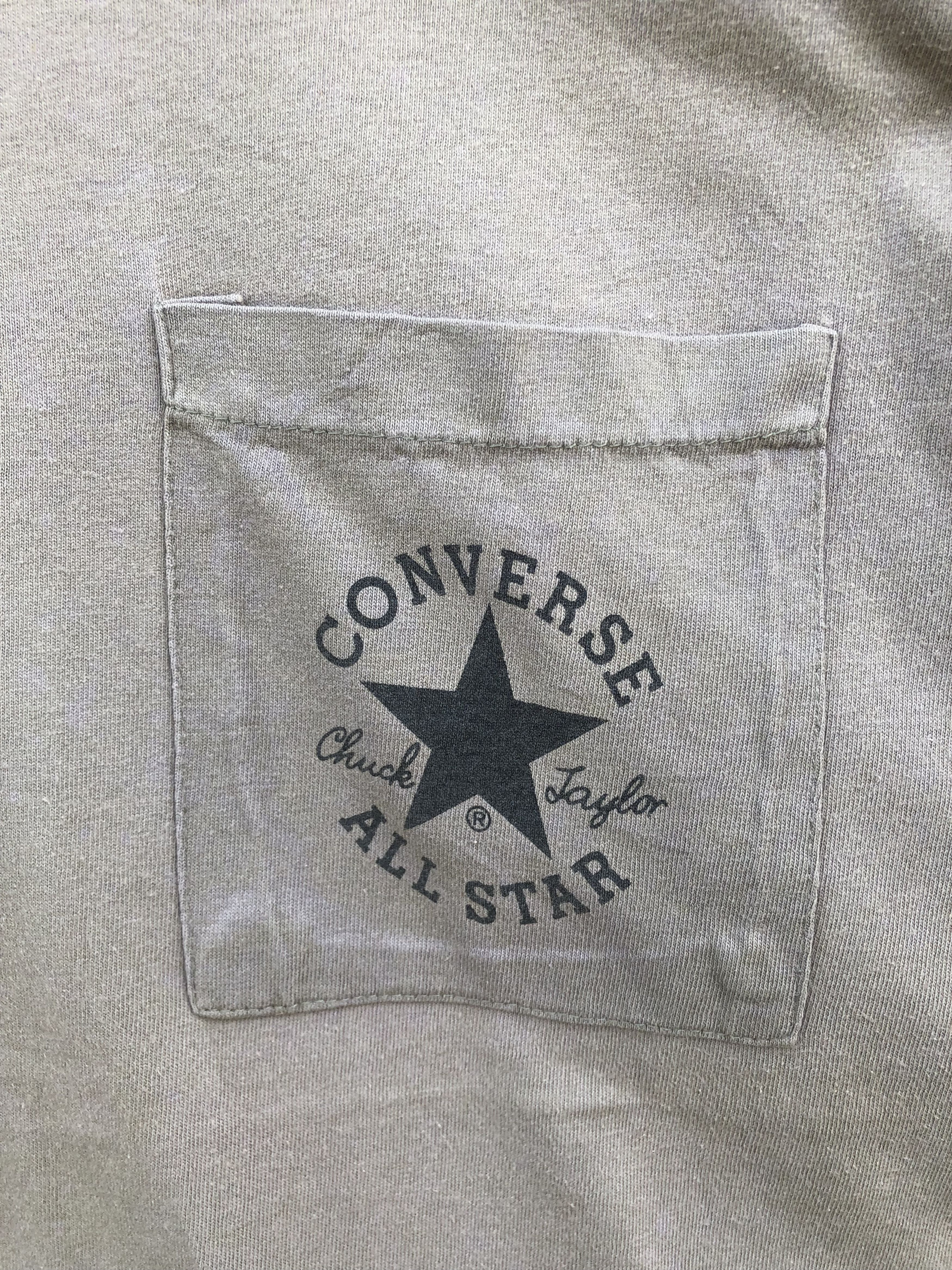Vintage Vintage Converse Single Pocket USA Tshirt Size US L / EU 52-54 / 3 - 4 Thumbnail