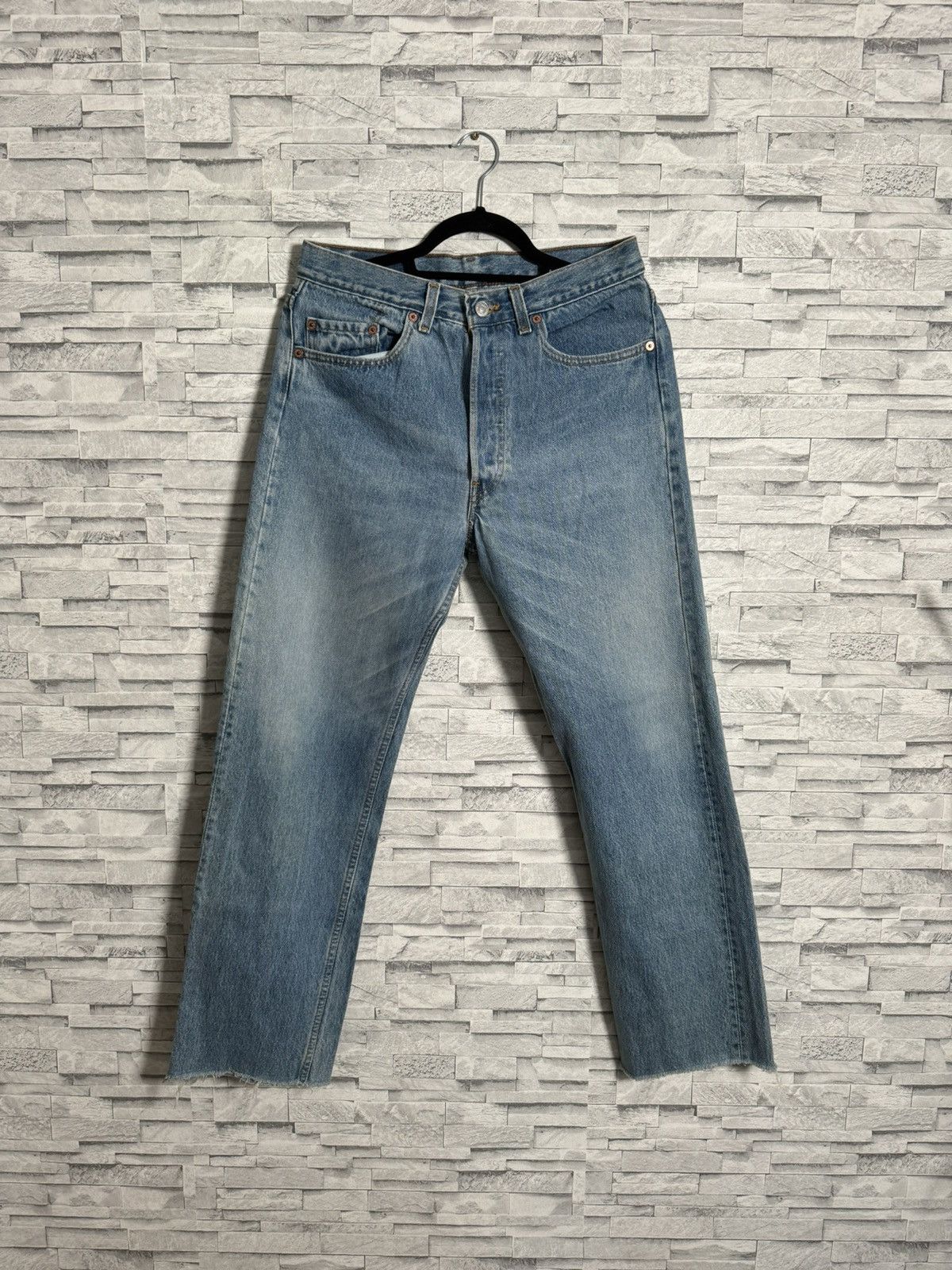 Levi's Vintage Levi’s 501 Cropped Loafer Fit Jeans - W30 Size US 30 / EU 46 - 1 Thumbnail