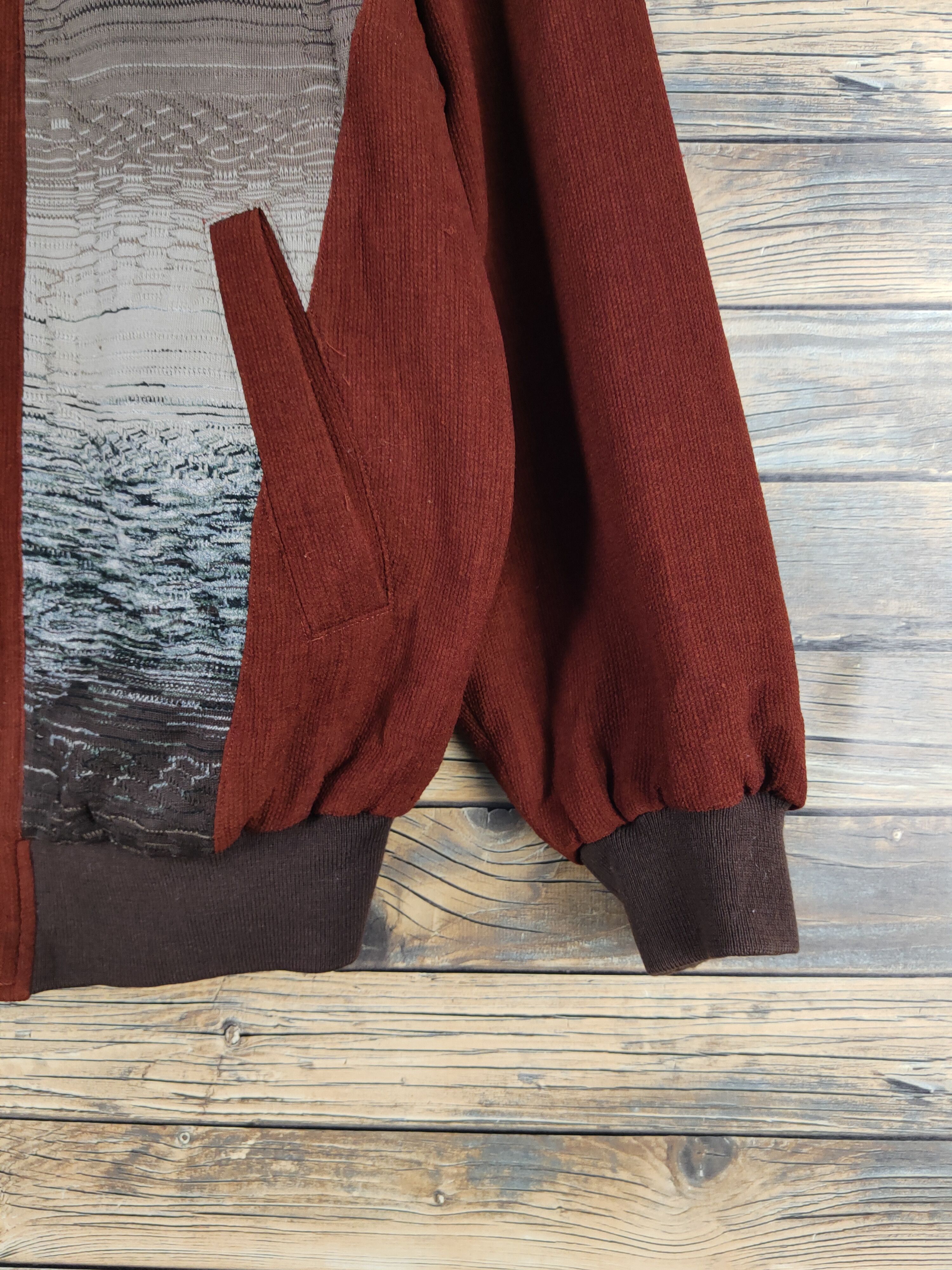 Japanese Brand Prio Alegre Dark Brown Sweater #W2054 Size US XL / EU 56 / 4 - 6 Thumbnail