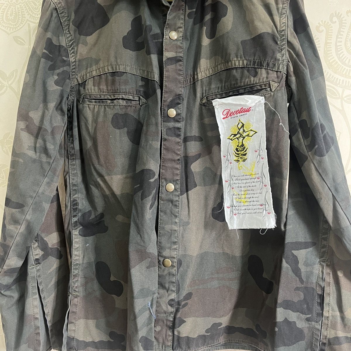 Hysteric Glamour × Seditionaries Vintage Wacko Maria Dovetail Skull Camouflage Jacket Size US M / EU 48-50 / 2 - 10 Thumbnail
