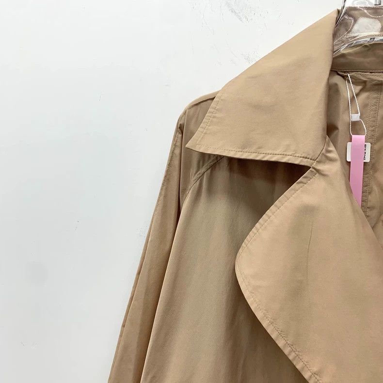 Max Mara Max Mara Brown lapel belted trench coat jacket Size XXS / US 00 / IT 34 - 3 Thumbnail