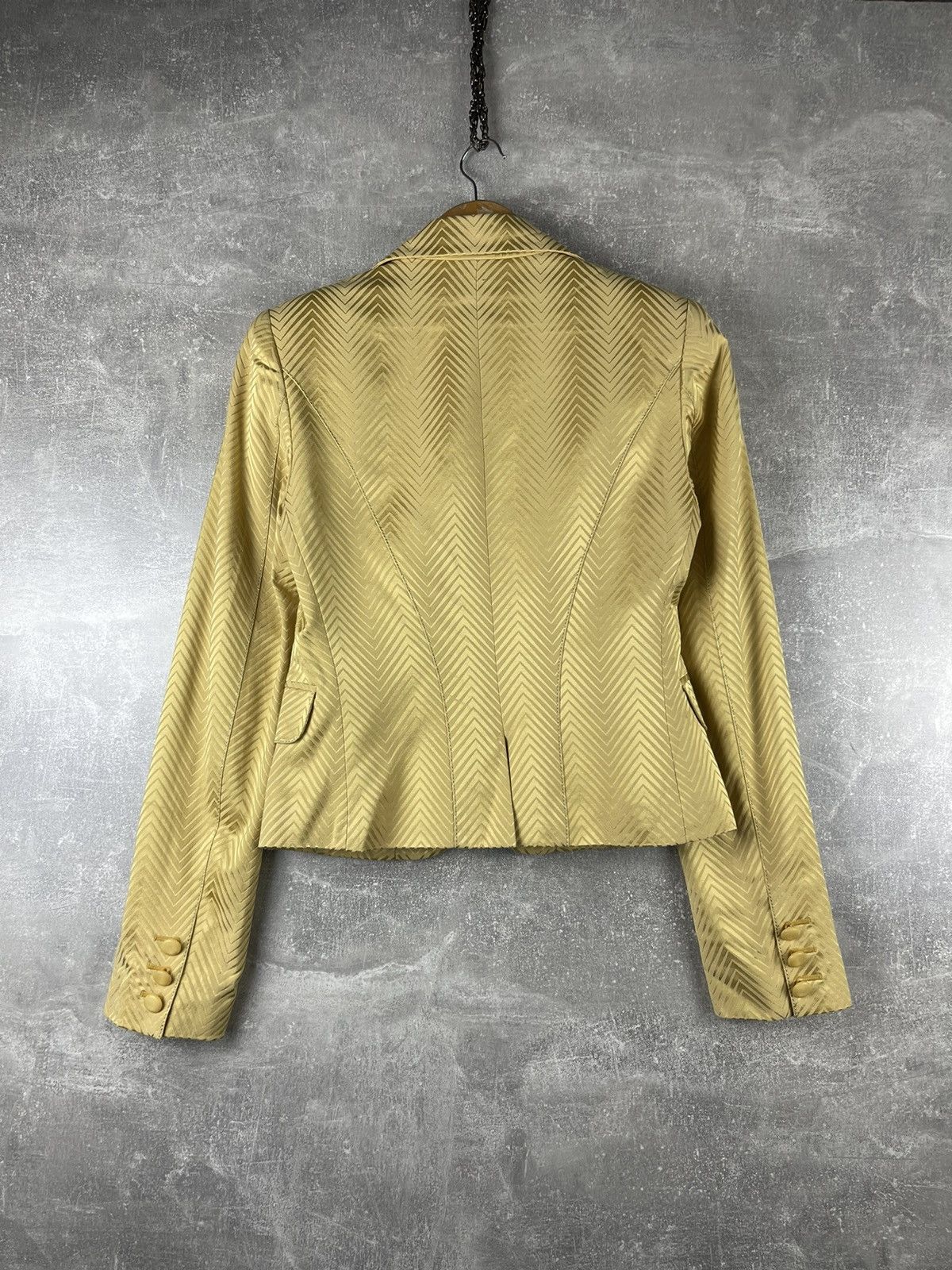 Just Cavalli Just Cavalli Tailored Jacket and Pants Suit Late 2000s Gold Size M / US 6-8 / IT 42-44 - 7 Thumbnail