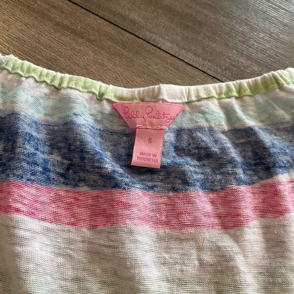 Lilly Pulitzer Lilly Pulitzer Stripe Casual Dress Women Small Bin M-53 Size S / US 4 / IT 40 - 3 Thumbnail