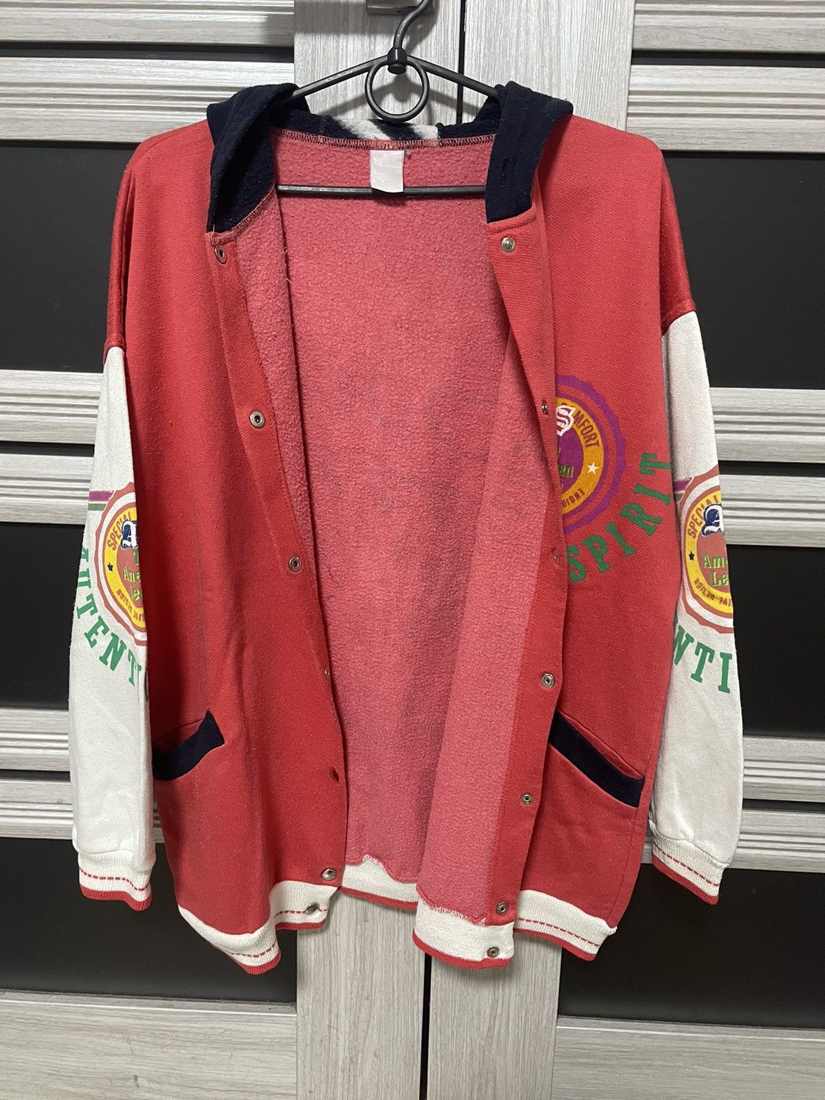 MLB × Vintage 80s New York Mets Button Hoodie Spirit American League Y2K Size US S / EU 44-46 / 1 - 5 Thumbnail