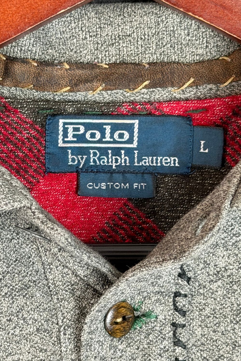 Polo Ralph Lauren Polo Ralph Lauren Americana Patchwork Ranch Polo Shirt L Size US L / EU 52-54 / 3 - 4 Thumbnail