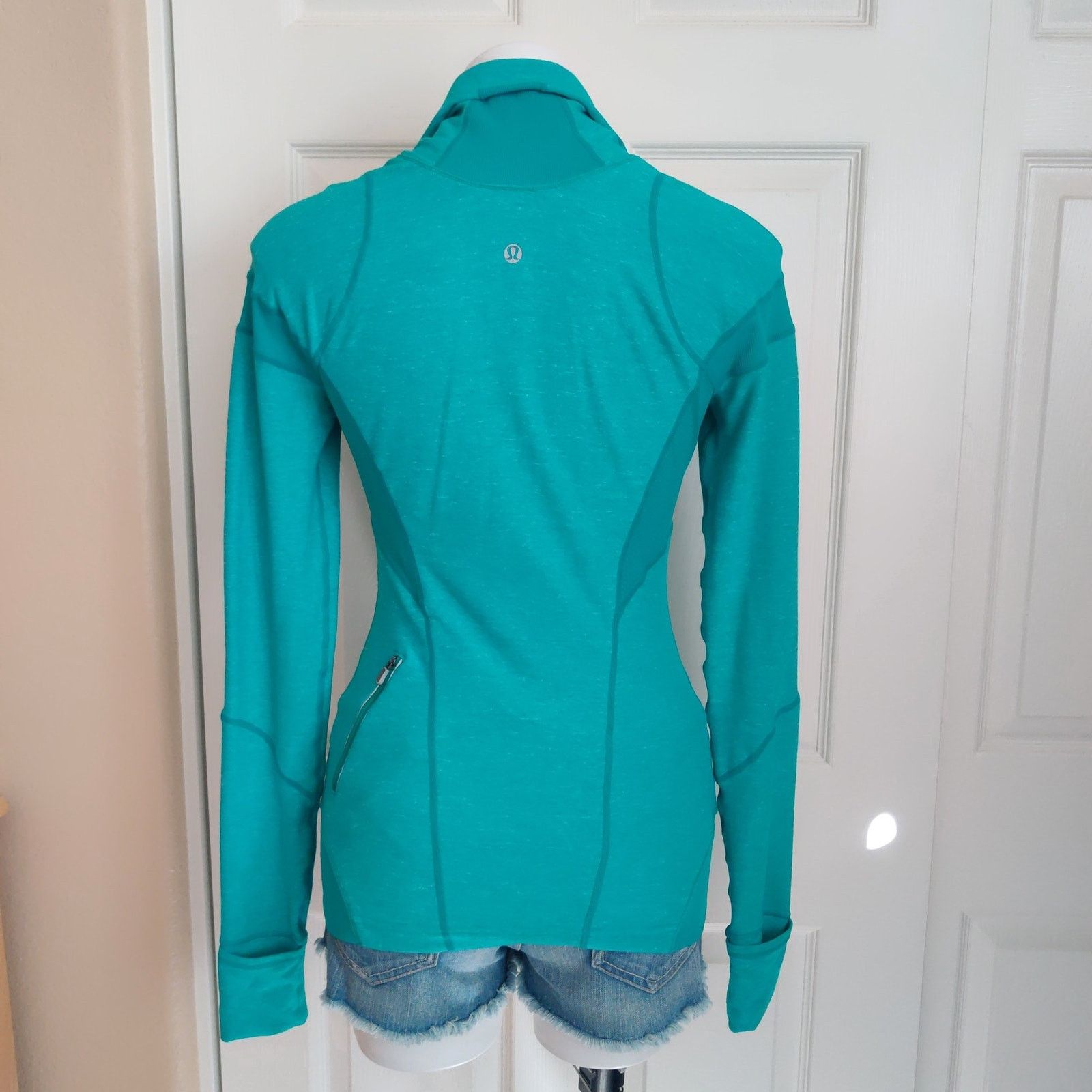 Lululemon Lululemon Run: Inspire 1/2 Zip Pullover Size S / US 4 / IT 40 - 4 Thumbnail