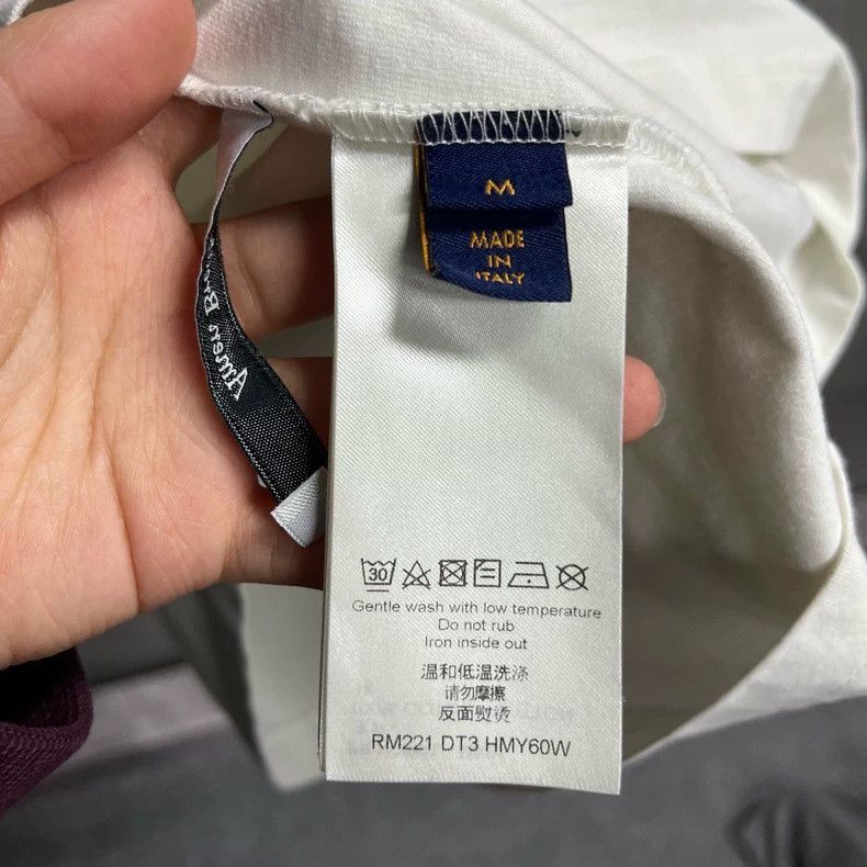 Louis Vuitton Louis Vuitton White Graffiti Short Sleeve T-Shirt-2508 Size US M / EU 48-50 / 2 - 4 Thumbnail