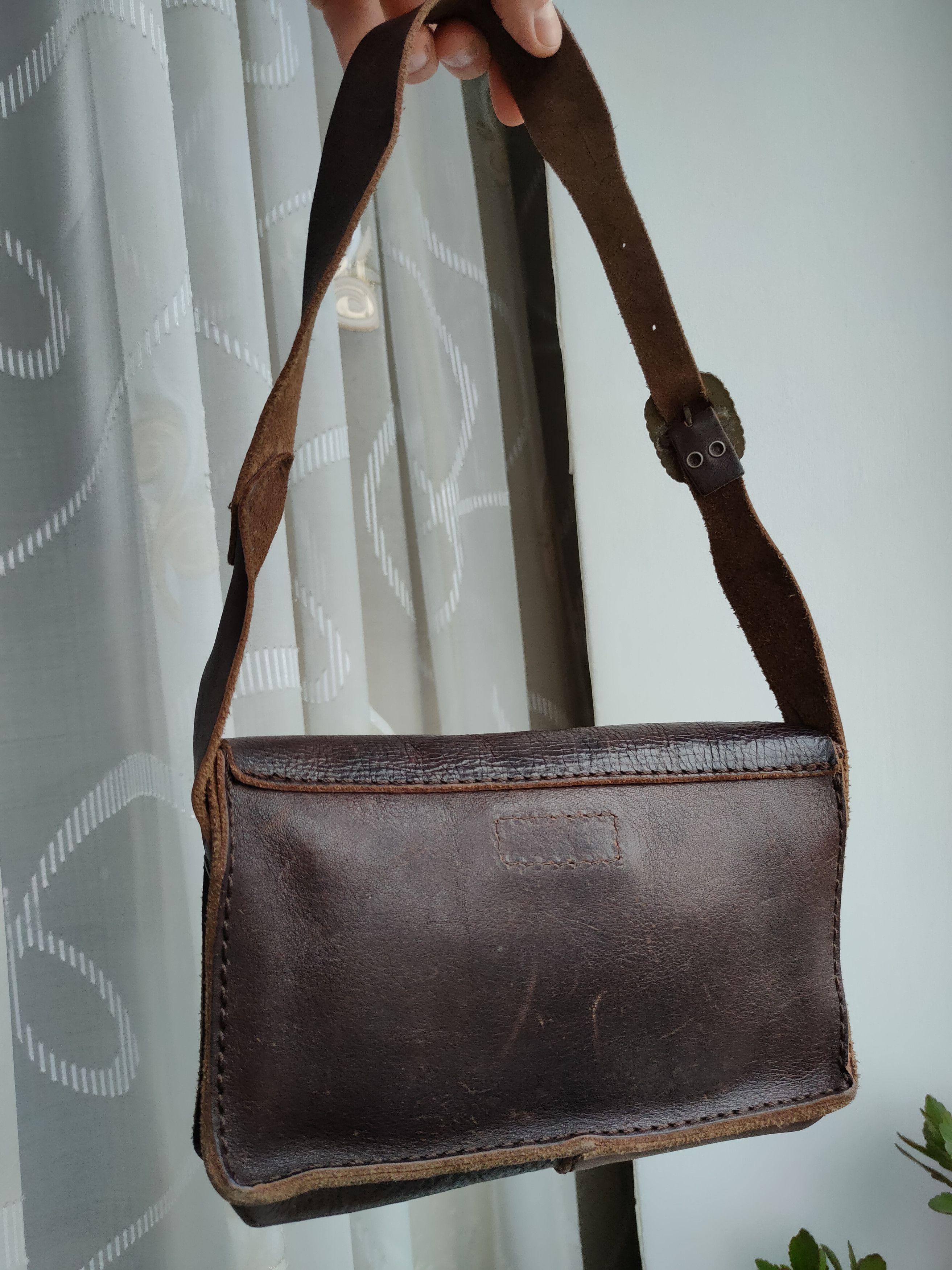 Mango Vintage leather Mango bag MNG handle bag women's bag Size ONE SIZE - 2 Thumbnail