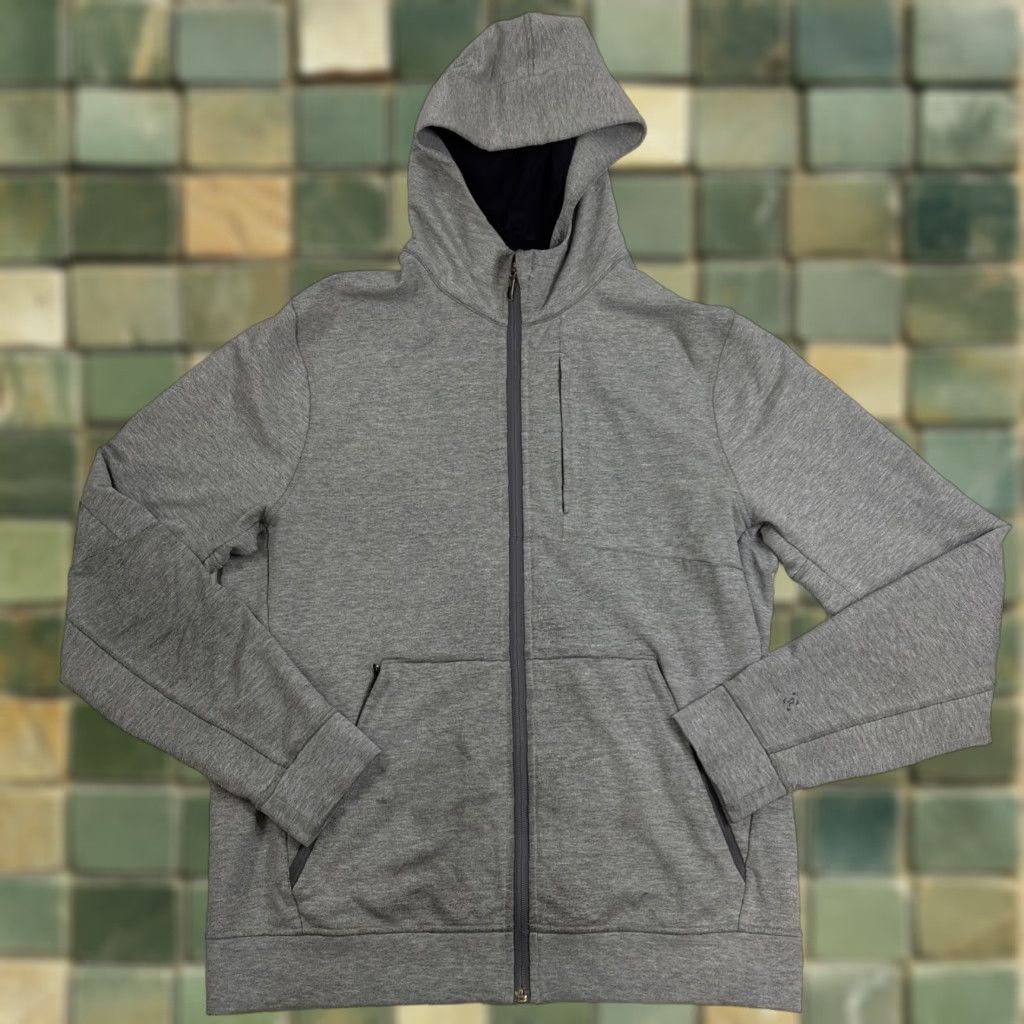 Lululemon Lululemon City Sweat Hooded Zip Hoodie Men L Gray Size US L / EU 52-54 / 3 - 1 Thumbnail