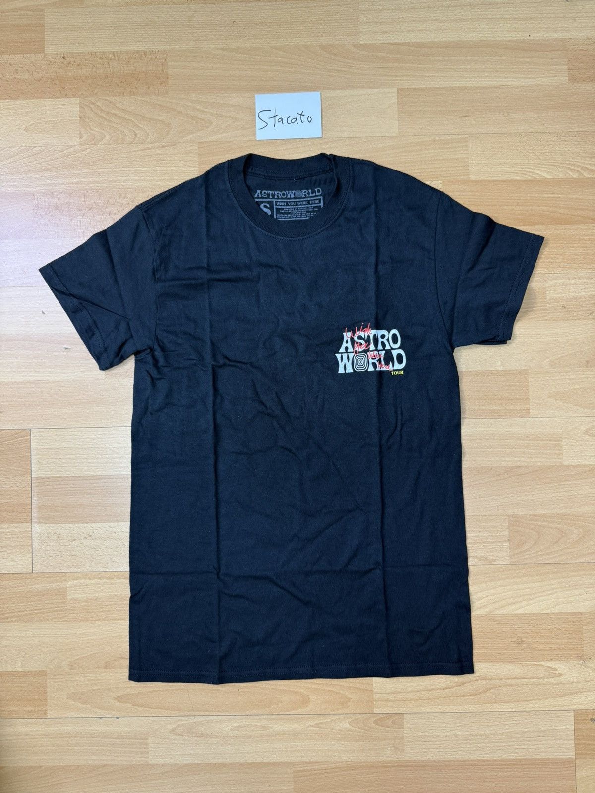 Travis Scott Travis Scott WYWH Wish You Were Here T-Shirt Black Size US S / EU 44-46 / 1 - 2 Thumbnail
