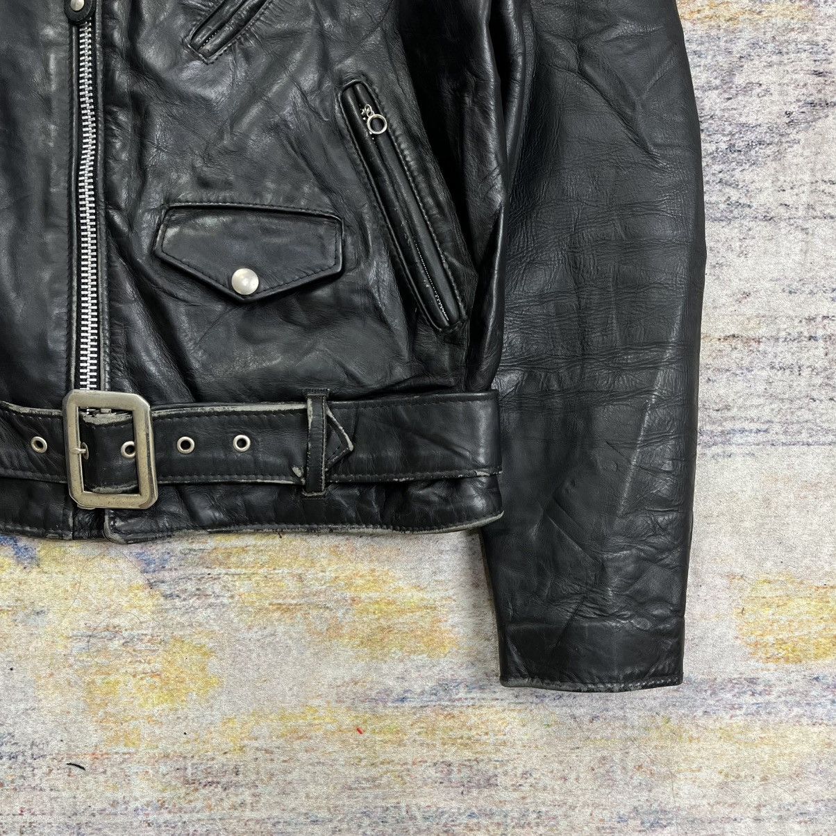 Schott Vintage Schott 613US One Star double riders leather jacket Size US M / EU 48-50 / 2 - 8 Thumbnail