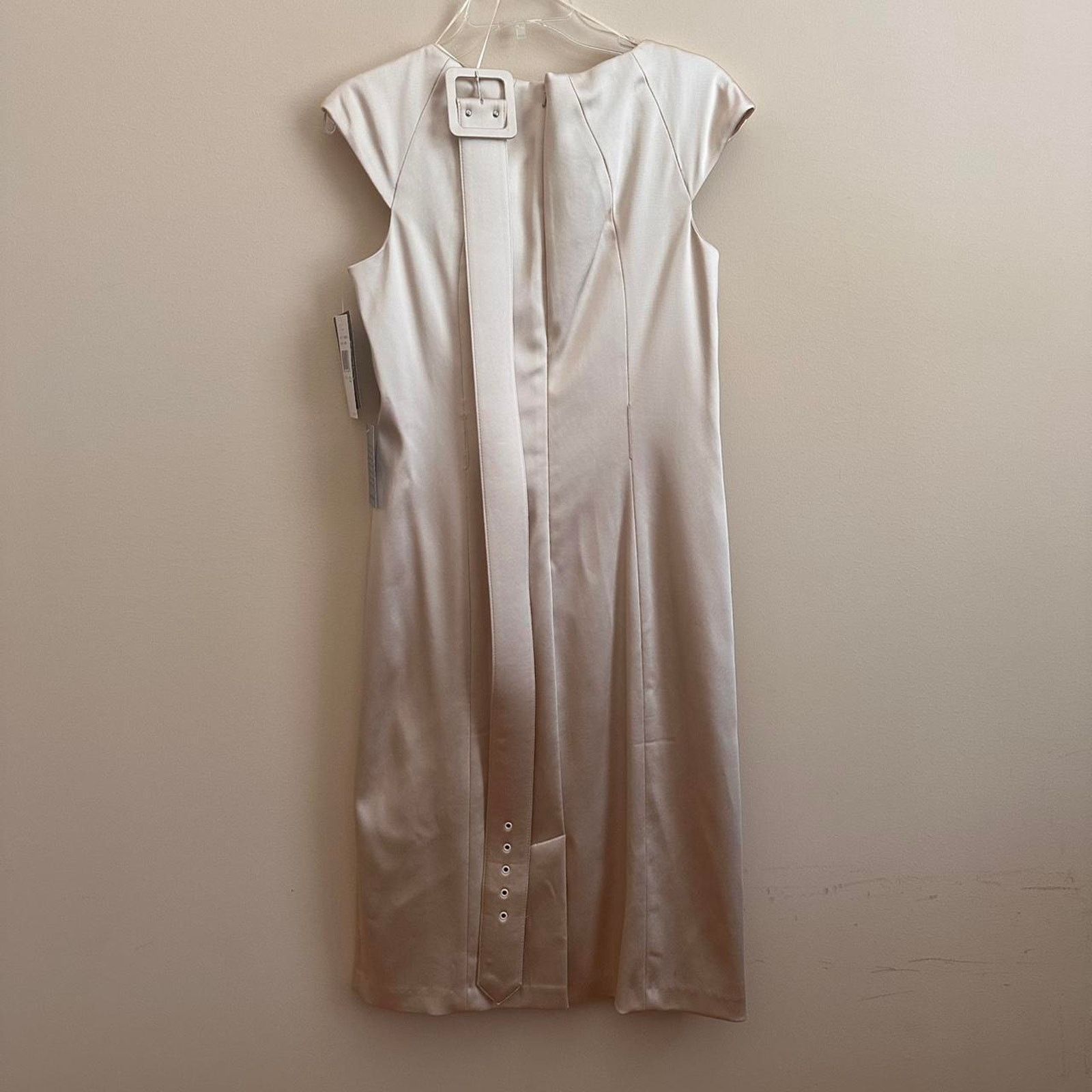 Vintage Jax Ivory Silk Dress Size 12 Size XL / US 12-14 / IT 48-50 - 5 Thumbnail