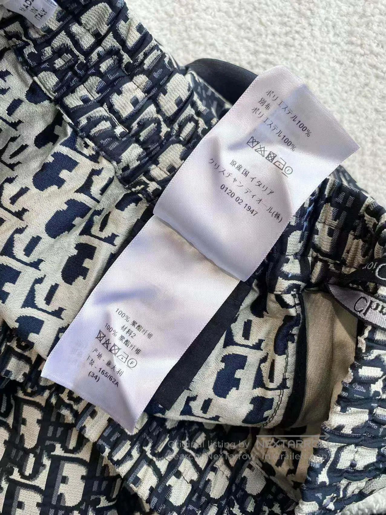 Dior Dior The old flower is full of printed trousers| Size 42" / US 20 - 6 Thumbnail