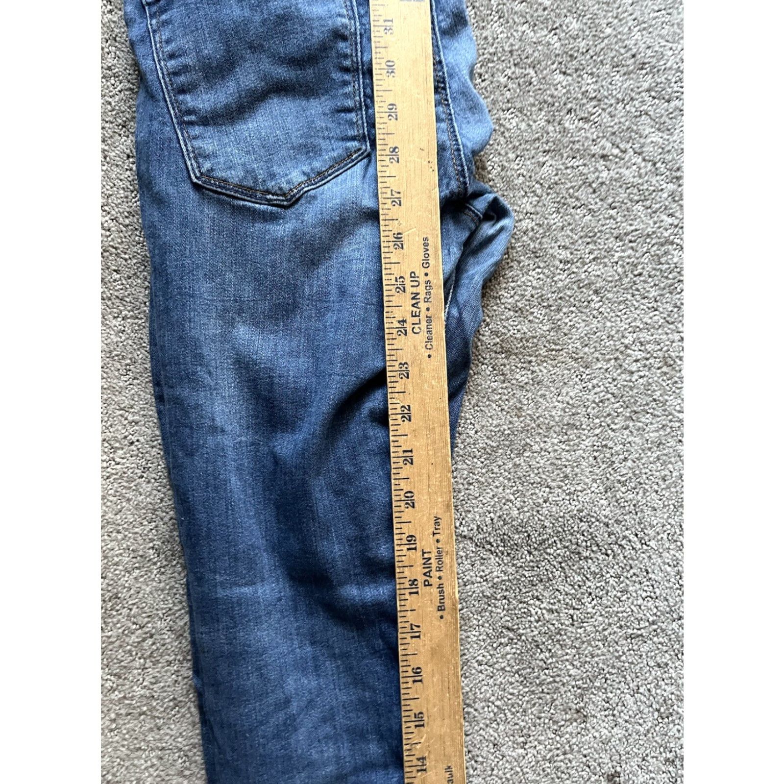Zara Zara Jeans Women 8 27x28 Blue Skinny Denim Cotton Pockets Zipper Button Regular Womens Size 30" / US 8 / IT 44 - 6 Thumbnail