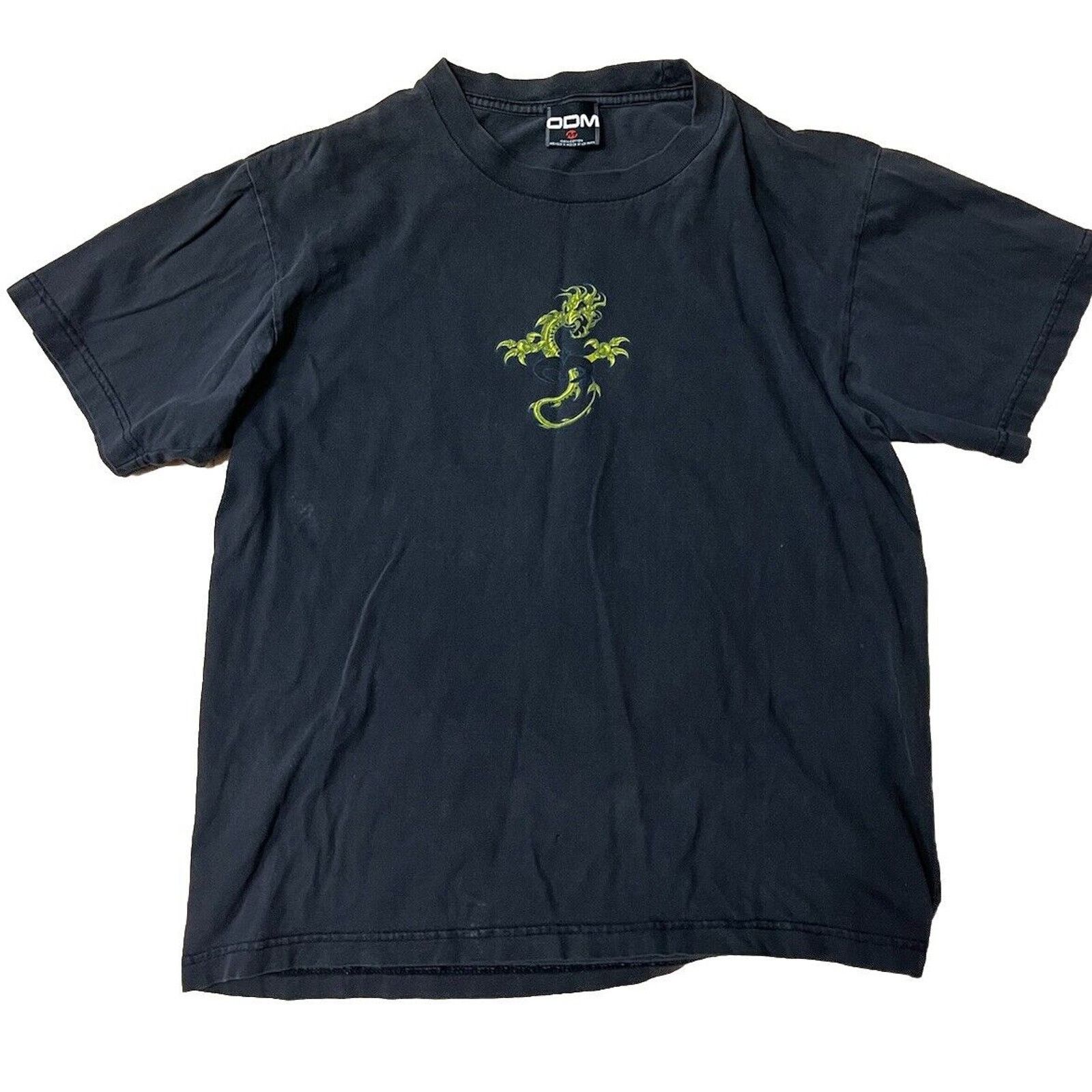 ODM Vintage Tshirt ODM Medium Skull Metal Dragon "Liquid Blue" Size US M / EU 48-50 / 2 - 2 Thumbnail