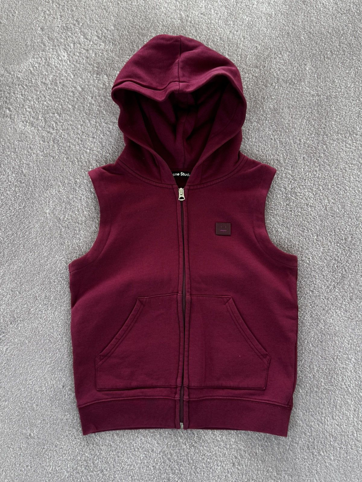 Acne Studios Acne Studios 00s Glam Sleeveless zip up hoodie Size S / US 4 / IT 40 - 1 Thumbnail