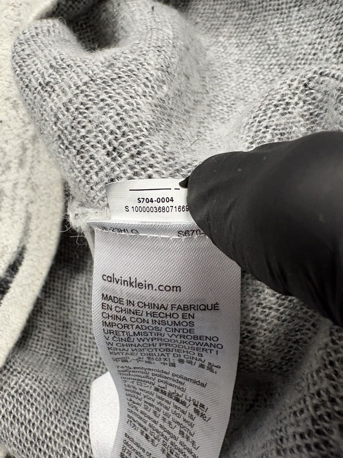 Calvin Klein Calvin Klein Abstract Pattern Sweater Alpaca Wool Blend Y2K Size US S / EU 44-46 / 1 - 9 Thumbnail