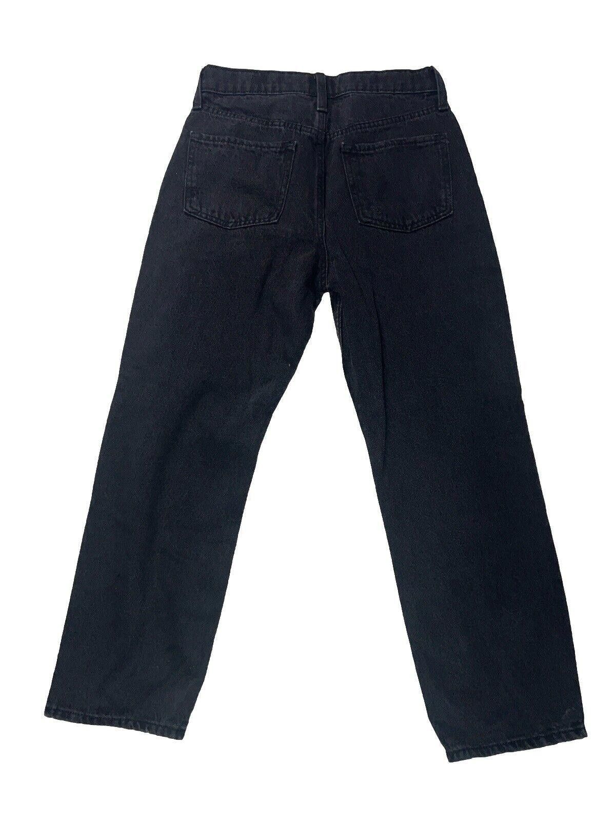 Old Navy Old Navy Girls Size 12 Black Denim Jeans HIgh Rise Pants Size 24" / US 00 / IT 34 - 5 Thumbnail