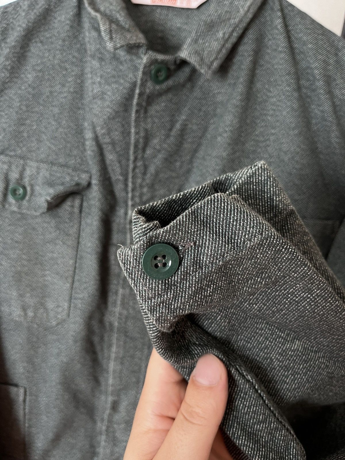 Vintage Vintage FISCHER PECHEUR Workwear Mens Jacket Grey 90s L Size US L / EU 52-54 / 3 - 5 Thumbnail